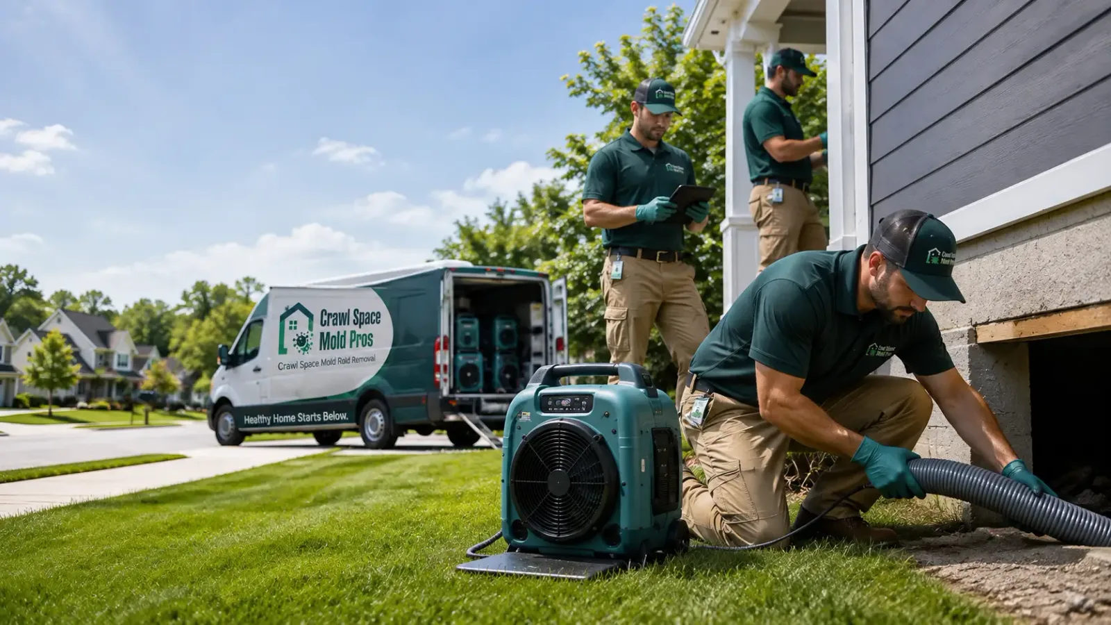 Crawl Space Mold Removal in Wainscott, NY